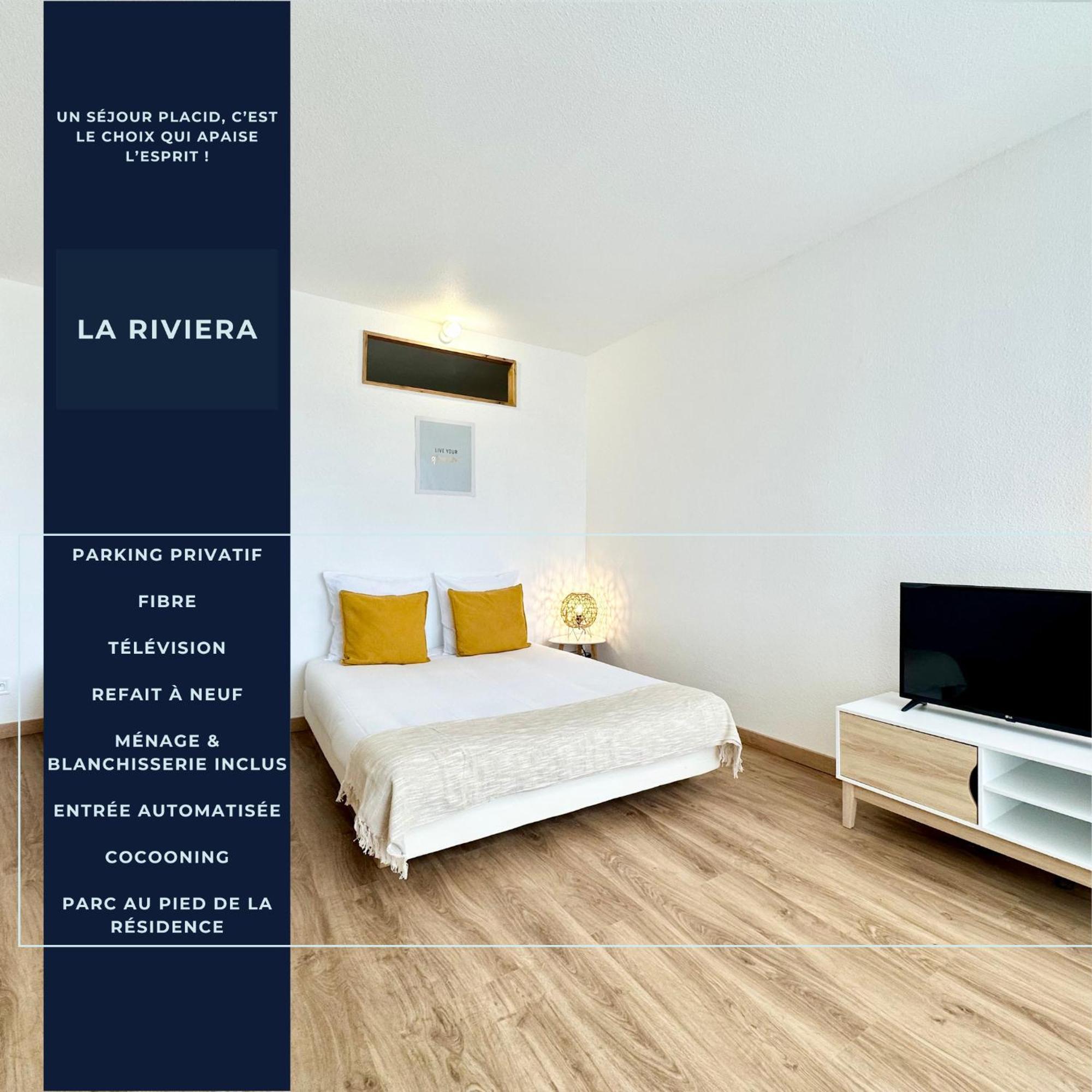 La Riviera - Terrasse - Parking & Parc Lägenhet Mont-de-Marsan Exteriör bild